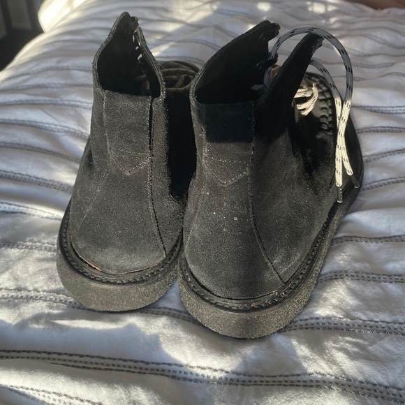All Saints suede black boots size 11 - Picture 6 of 7